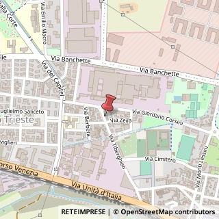 Mappa Via Tiberghien, 48, 37132 Verona, Verona (Veneto)