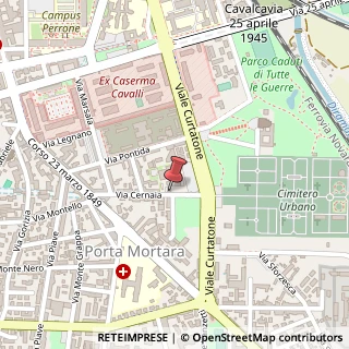 Mappa Via Cernaia, 21, 28100 Novara, Novara (Piemonte)