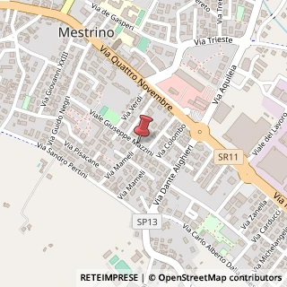 Mappa Via Giuseppe Mazzini,  15, 35035 Mestrino, Padova (Veneto)