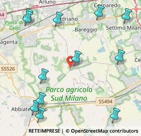 Mappa Via per, 20046 Cisliano MI, Italia (5.69583)