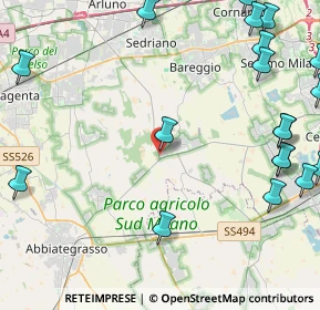 Mappa Via per, 20046 Cisliano MI, Italia (6.4025)
