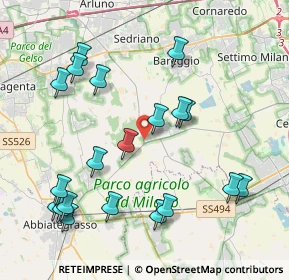 Mappa Via per, 20046 Cisliano MI, Italia (4.5325)
