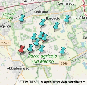 Mappa Via per, 20046 Cisliano MI, Italia (3.03929)