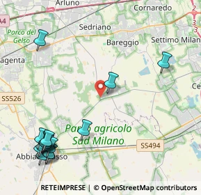Mappa Via per, 20046 Cisliano MI, Italia (5.78125)