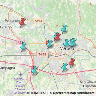 Mappa Vicolo Cortili, 37139 Verona VR, Italia (3.7575)