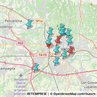 Mappa Vicolo Cortili, 37139 Verona VR, Italia (3.03643)