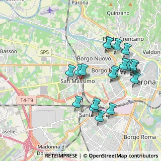 Mappa Vicolo Cortili, 37139 Verona VR, Italia (1.9585)