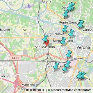 Mappa Vicolo Cortili, 37139 Verona VR, Italia (2.8425)