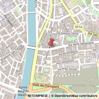 Mappa Via San Vitale, 1, 37129 Verona, Verona (Veneto)