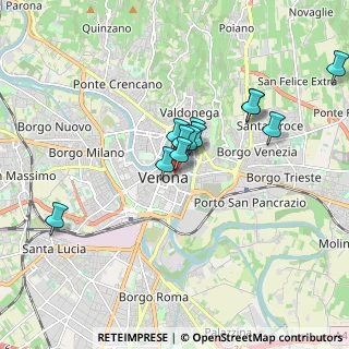 Mappa Via Pietro Frattini, 37121 Verona VR, Italia (1.465)