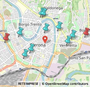 Mappa Via Pietro Frattini, 37121 Verona VR, Italia (1.09727)