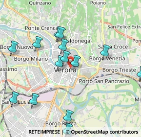 Mappa Via Pietro Frattini, 37121 Verona VR, Italia (2.30333)