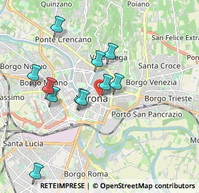 Mappa Via Pietro Frattini, 37121 Verona VR, Italia (1.70727)