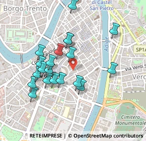 Mappa Via Pietro Frattini, 37121 Verona VR, Italia (0.429)