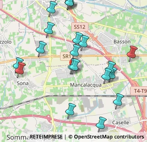 Mappa Via Veneto, 37060 Sona VR, Italia (2.2025)