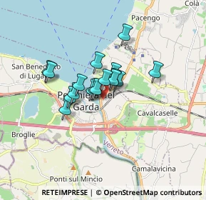 Mappa Via Generale Dall'Ora, 37019 Peschiera del Garda VR, Italia (1.08824)