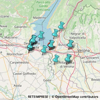 Mappa Via Generale Dall'Ora, 37019 Peschiera del Garda VR, Italia (10.8205)