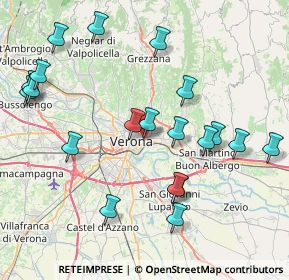 Mappa Via Cantarane, 37129 Verona VR, Italia (8.907)