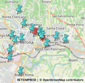 Mappa Via Cantarane, 37129 Verona VR, Italia (1.94563)