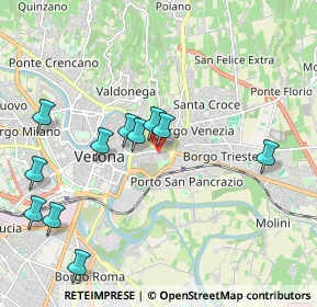 Mappa Ex Caserma Santa Marta, 37129 Verona VR, Italia (2.11909)