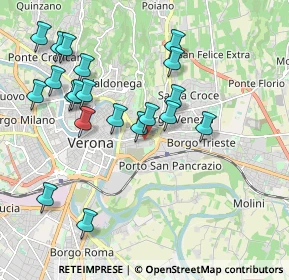 Mappa Via Cantarane, 37129 Verona VR, Italia (2.0415)