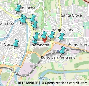 Mappa Via Cantarane, 37129 Verona VR, Italia (0.8575)