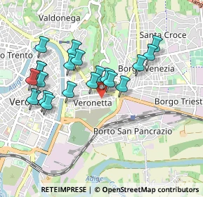 Mappa Ex Caserma Santa Marta, 37129 Verona VR, Italia (0.8785)