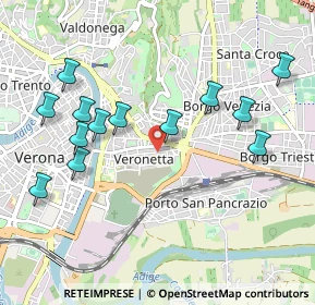 Mappa Ex Caserma Santa Marta, 37129 Verona VR, Italia (1.05923)