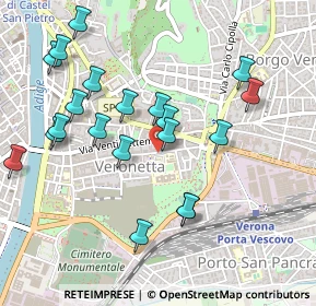 Mappa Via Cantarane, 37129 Verona VR, Italia (0.5115)