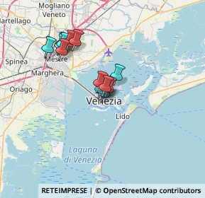 Mappa Calle Drio Le Carampane, 30125 Venezia VE, Italia (5.40615)