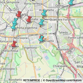 Mappa Via Bessarione, 20139 Milano MI, Italia (2.96273)