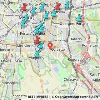 Mappa Via Bessarione, 20139 Milano MI, Italia (2.54625)
