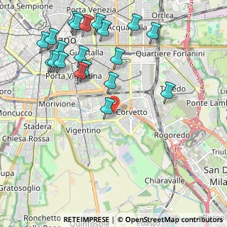 Mappa Via Bessarione, 20139 Milano MI, Italia (2.4985)
