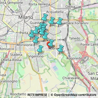 Mappa Via Bessarione, 20139 Milano MI, Italia (1.41929)