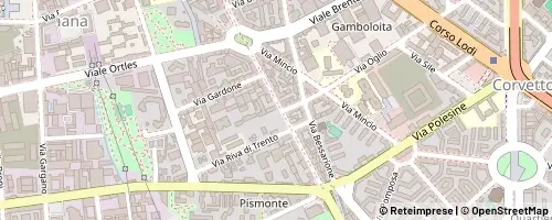 Mappa Milano