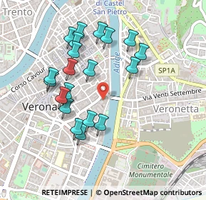 Mappa Piazza San Fermo, 37121 Verona VR, Italia (0.447)