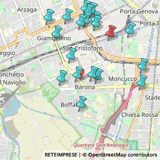 Mappa Via Modica, 20124 Milano MI, Italia (1.159)