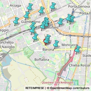 Mappa Via Modica, 20124 Milano MI, Italia (1.006)