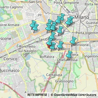 Mappa Via Modica, 20124 Milano MI, Italia (1.59944)