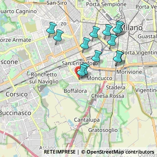 Mappa Via Modica, 20124 Milano MI, Italia (1.92692)