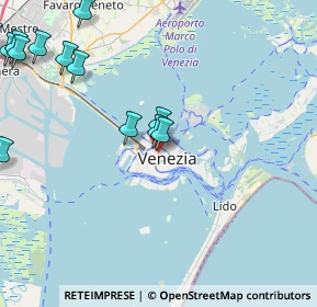 Mappa Rio Terrà Secondo, 30100 Venezia VE, Italia (5.54077)