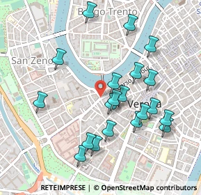 Mappa Corso Castelvecchio, 37122 Verona VR, Italia (0.485)