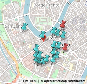 Mappa Corso Castelvecchio, 37122 Verona VR, Italia (0.4225)