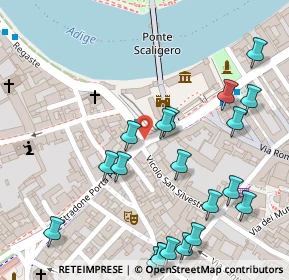 Mappa Corso Castelvecchio, 37122 Verona VR, Italia (0.1595)