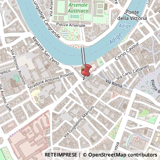 Mappa Corso Castelvecchio, 21/A, 37100 Verona, Verona (Veneto)