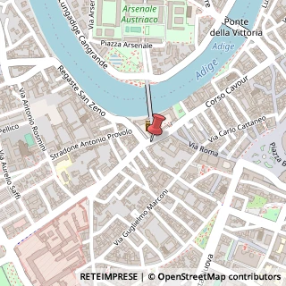 Mappa Corso Castelvecchio, 21, 37121 Verona, Verona (Veneto)