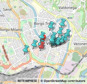 Mappa Corso Castelvecchio, 37122 Verona VR, Italia (0.584)