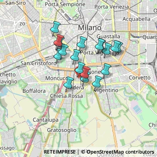 Mappa Via Giulio Carcano, 20141 Milano MI, Italia (1.42833)