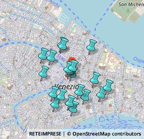 Mappa Sestiere Cannaregio, 30124 Venezia VE, Italia (0.391)