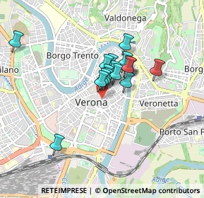 Mappa Piazzetta Mura Gallieno, 37121 Verona VR, Italia (0.60412)